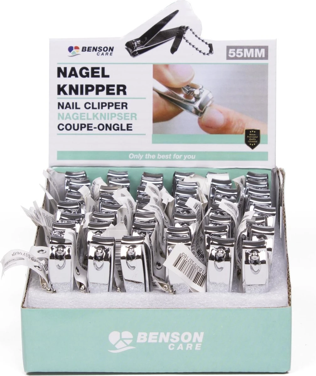 Benson Nagelknipper - Nagelschaartje - Nageltang - 55 Mm - RVS - Afbeelding 2