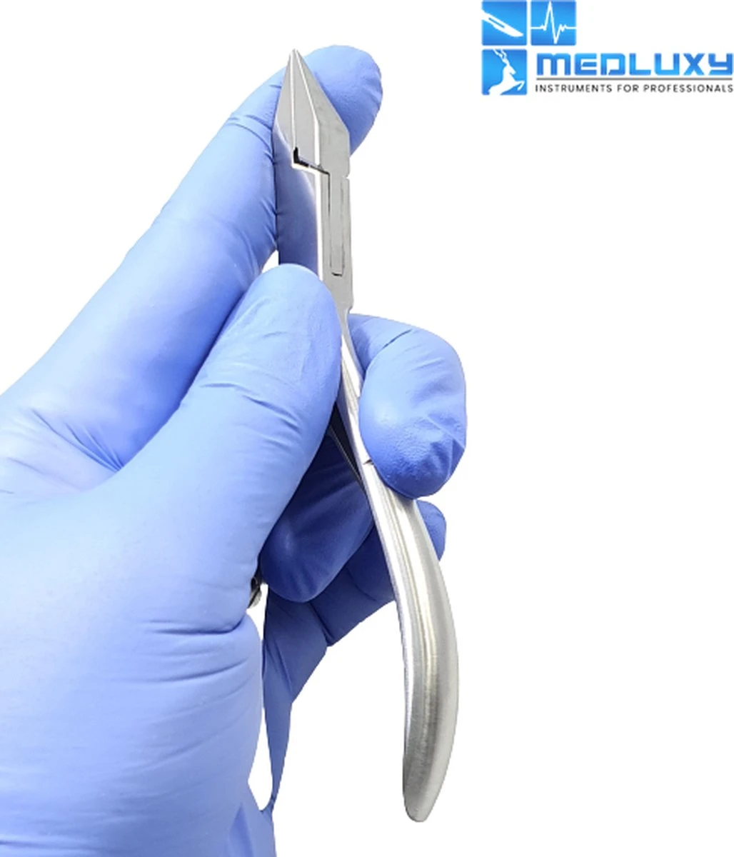 MEDLUXY - Nageltang - Hoektang ( Ingegroeide Nagels , Nagelhoekjes ) Spits Rechte Bek - Nagelknipper - 13 Cm - Afbeelding 7