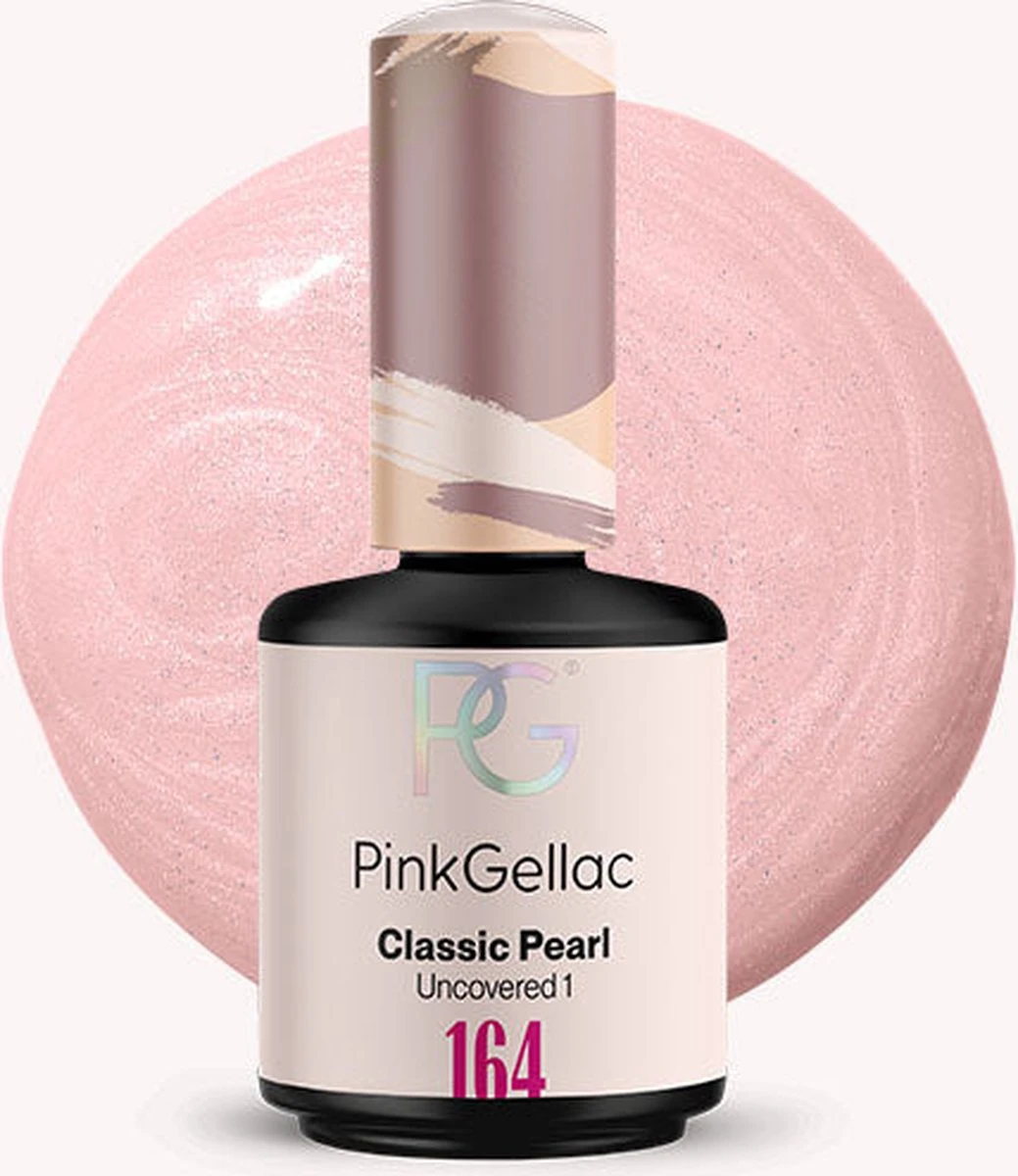 Pink Gellac - Classic Pearl - Gellak - Vegan - Wit - Glanzend - 15ml - Afbeelding 9