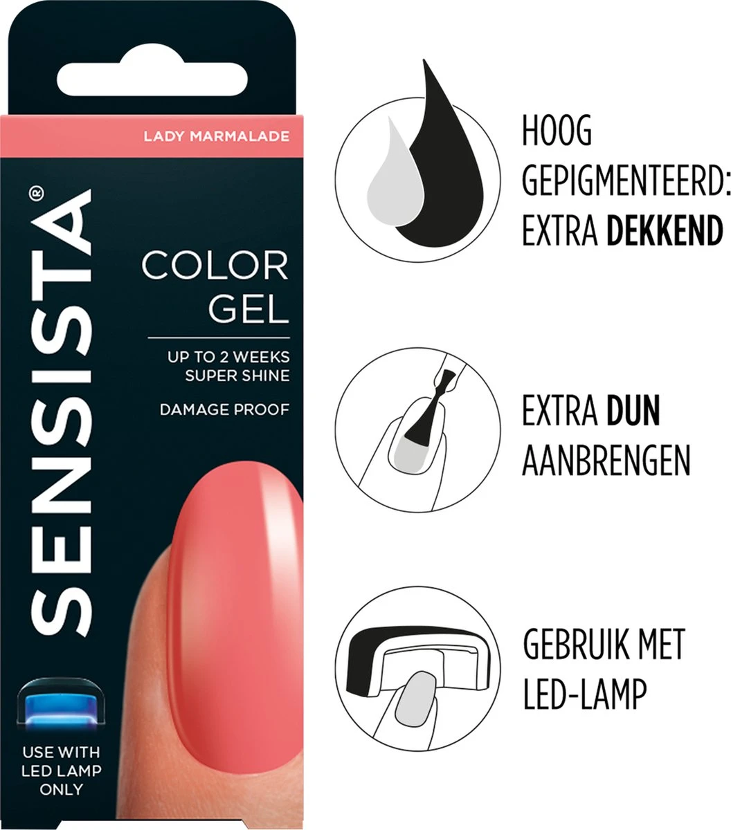 Sensista Color Gel Lady Marmalade - Roze