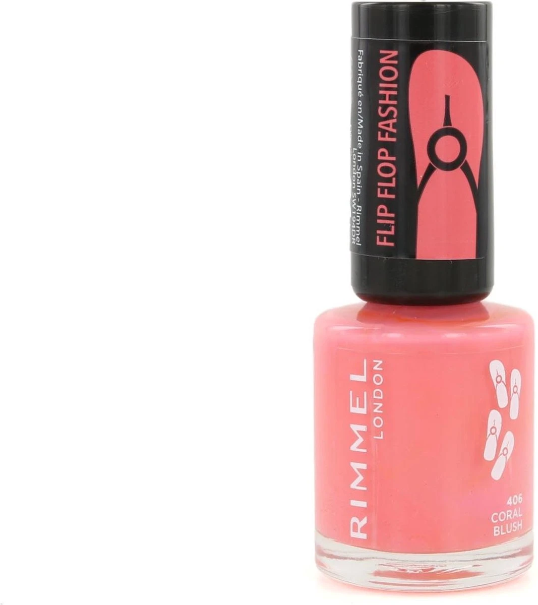 Rimmel London Rimmel 60 Seconds Nagellak - 406 Coral Blush