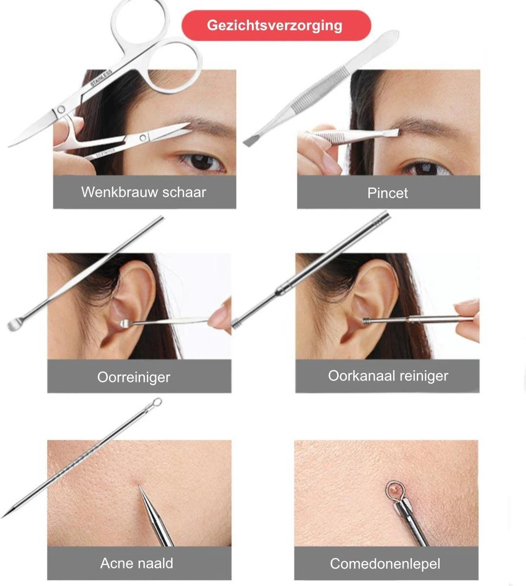 Luxe Manicure En Pedicure Set - Nagelverzorging - Nail Art - 18 Delig - Zwart - Afbeelding 5