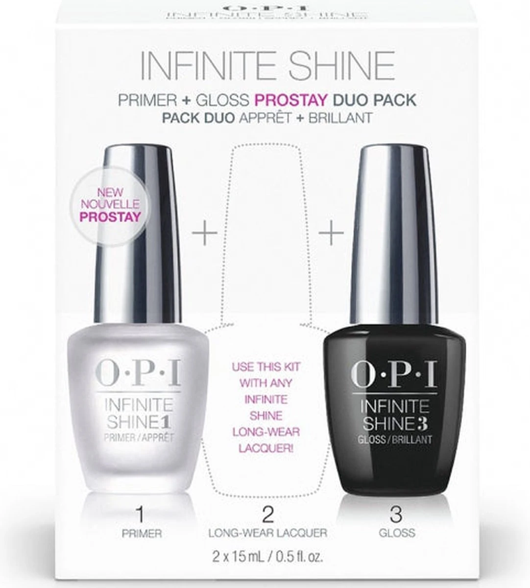 OPI - Infinite Shine Pro Stay & Primer + Gloss Duo Verpakking - Afbeelding 3
