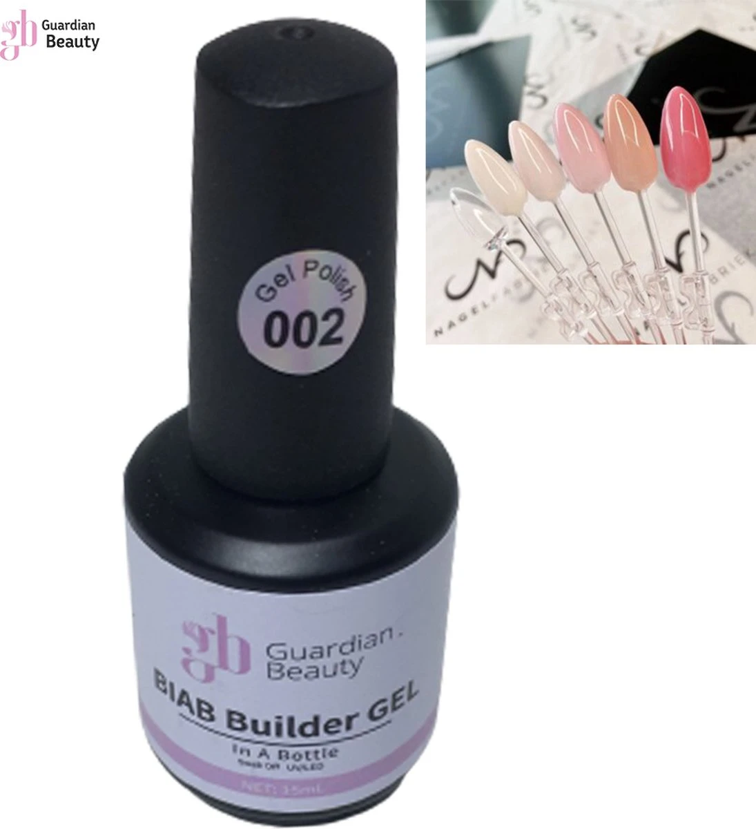 Nagel Gellak - Biab Builder Gel #2 - Absolute Builder Gel - Aphrodite | BIAB Nail Gel 15ml - Afbeelding 3