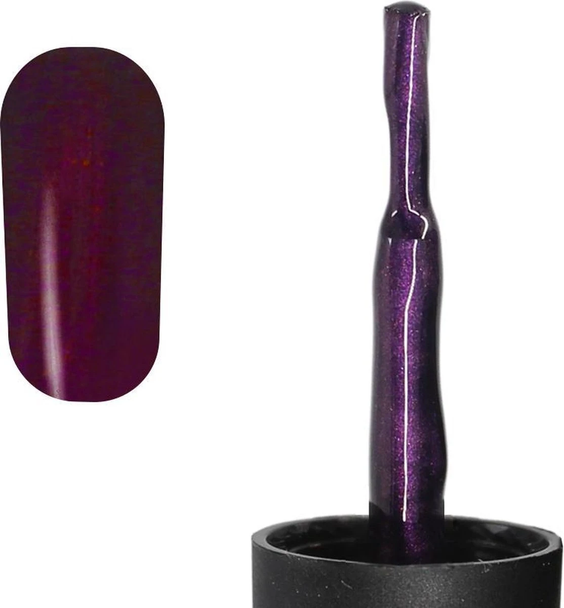 Merkloos #PASSIONATESERIE - Influence Gellac - Gellak - Gellak UV - UV Gellak - Gel Nagellak - Paars - Rood - Cat Eye - Startersset - Kado Vrouw - Valentijns Cadeau - Kado Voor Haar - 3 X 10 Ml - Inclusief Magneet - Afbeelding 2