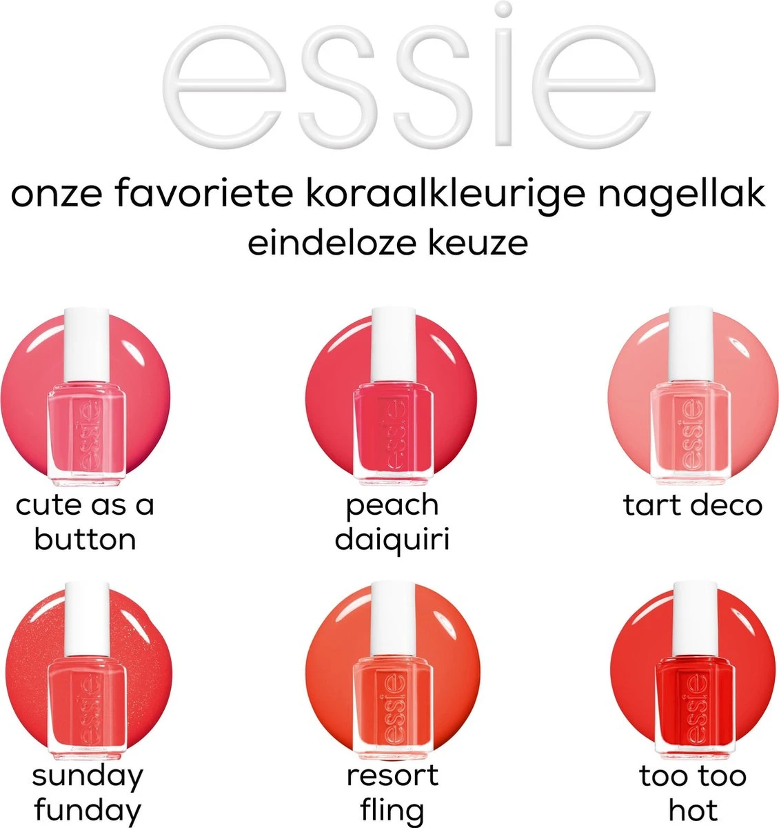 Essie Too Too Hot 63 - Rood - Nagellak - Afbeelding 10