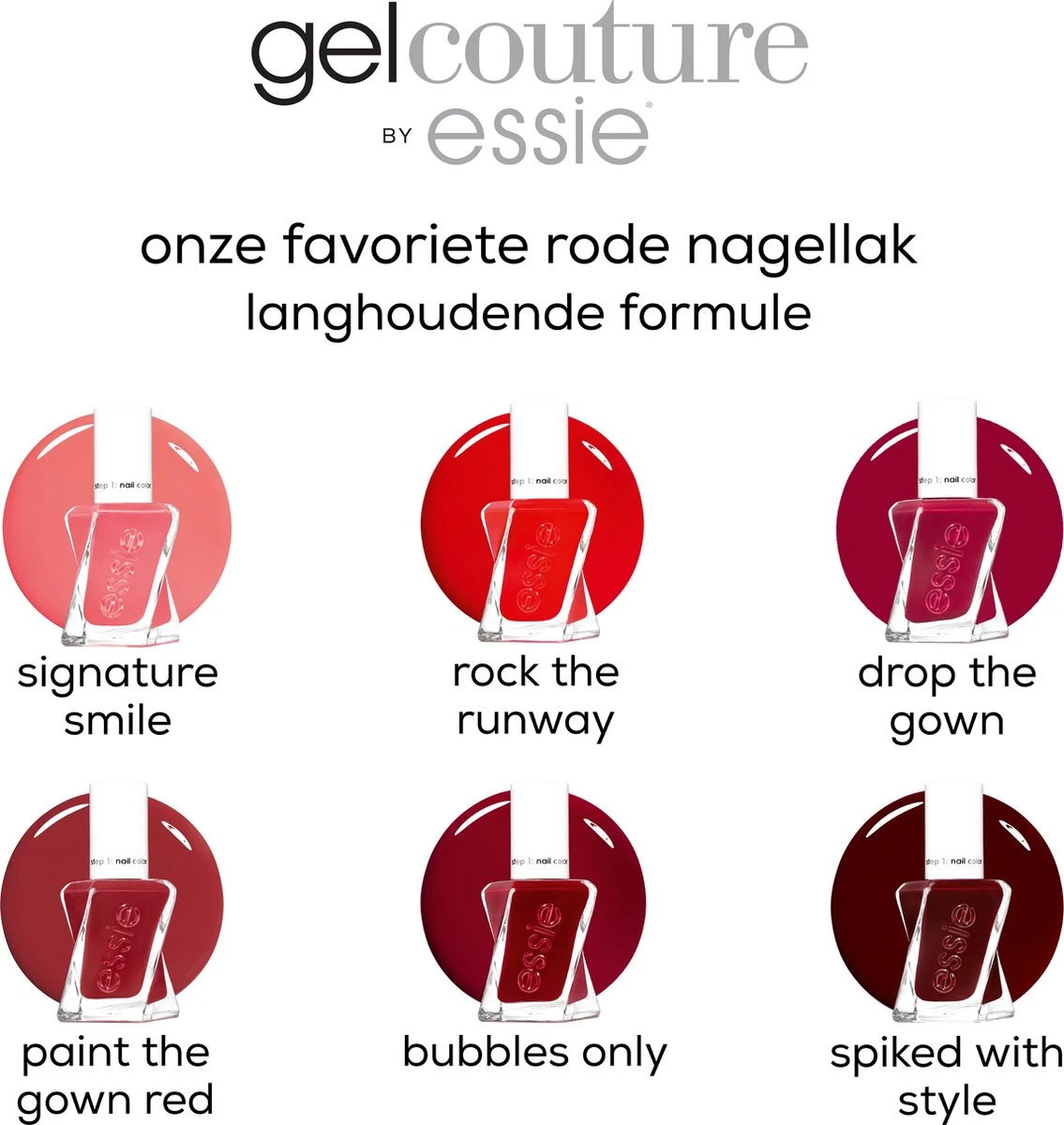 Essie Gel Couture - 270 Rock The Runway - Rood - Glanzende Nagellak Met Gel Effect - 13,5 Ml - Afbeelding 8