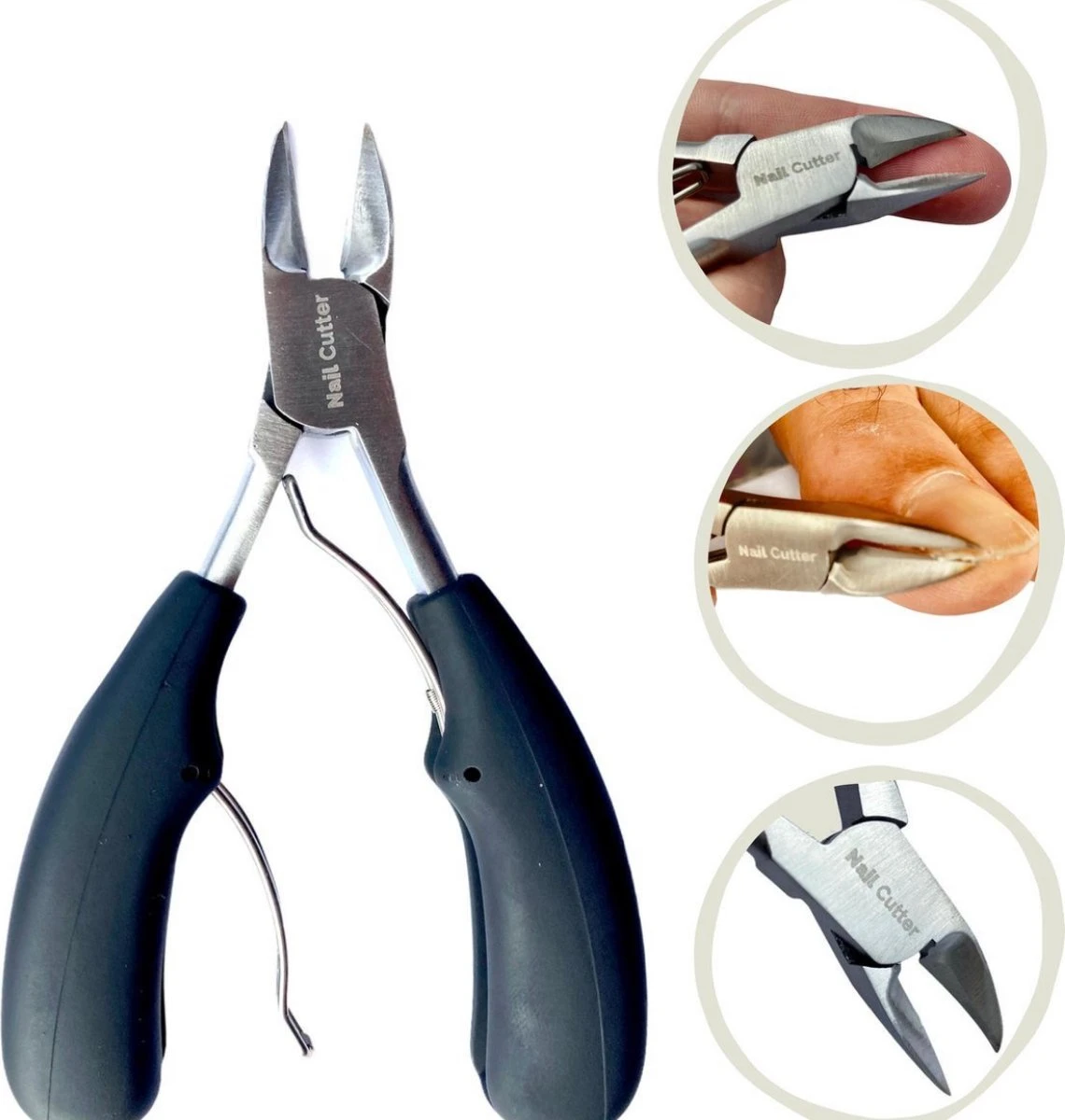 Merkloos Nageltang Voor Harde Teennagels - Manicureset Teennagelknipper - Teennagelschaar - Pedicure Set - Afbeelding 5