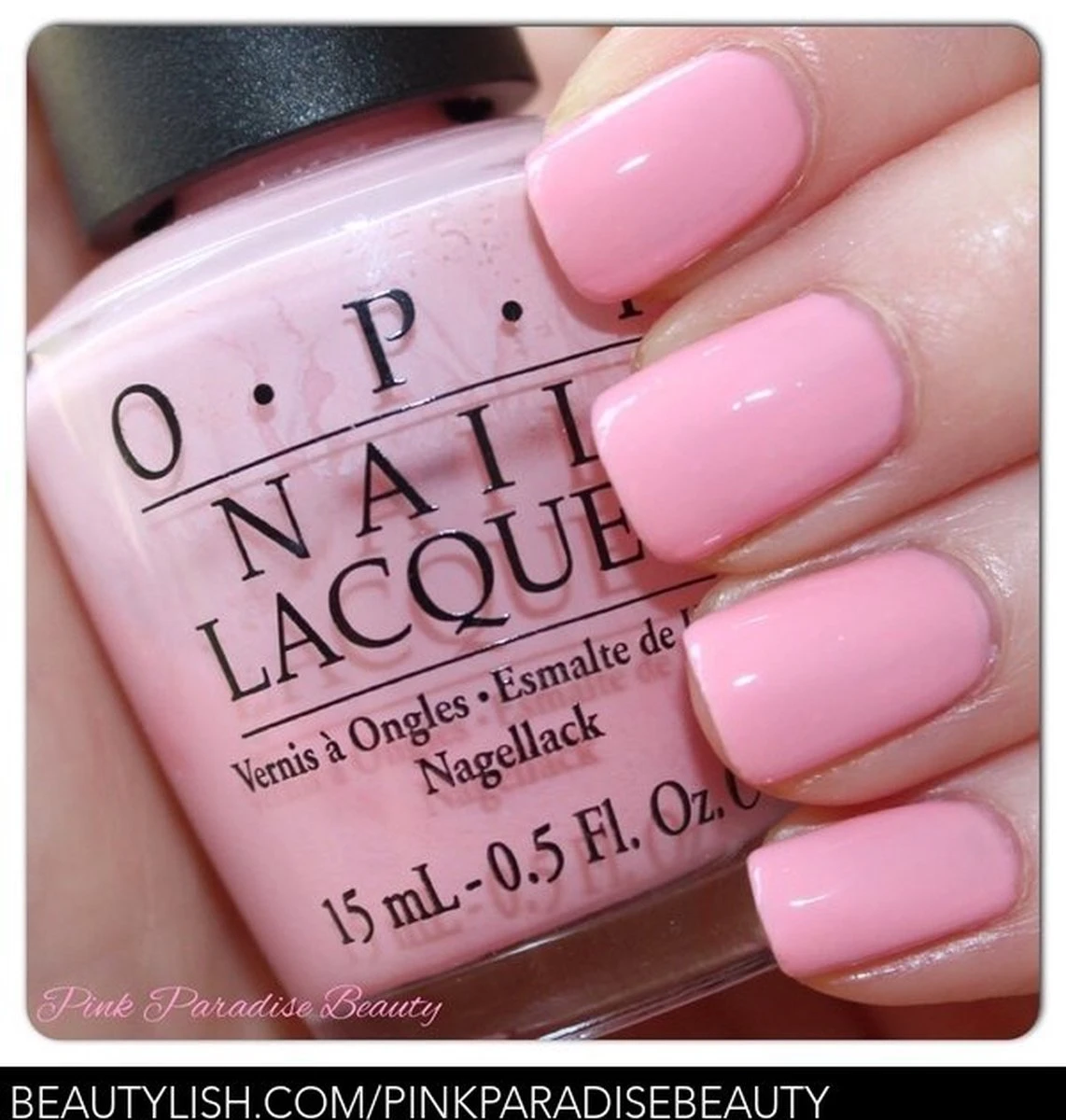 OPI - Nail Lacquer - Pink-Ing Of You - Afbeelding 2