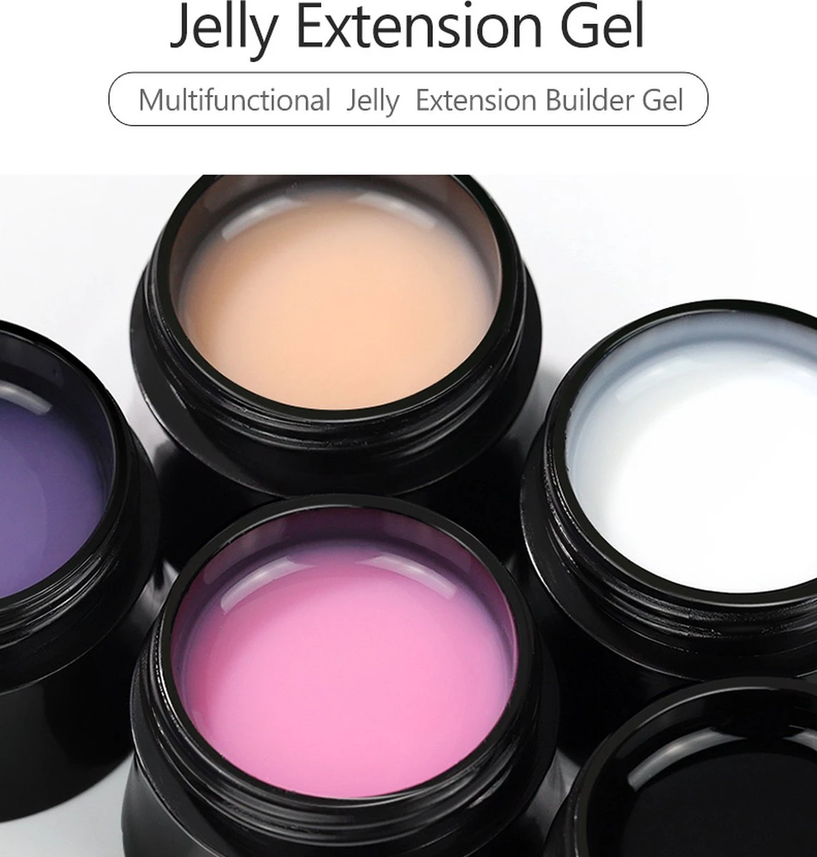 Gellak Starterspakket - 20 Kleuren - Polygel - Buildergel - Basecoat - Topcoat - Gellakset - Nagelset - Gelnagels - Nagellak - Poly Extension Kit - UV Lamp 36W - LED - Manicure Set - 20 Kleuren Gel Polish - Nagellamp - Nagelboor - Nageldroger - Afbeelding 7