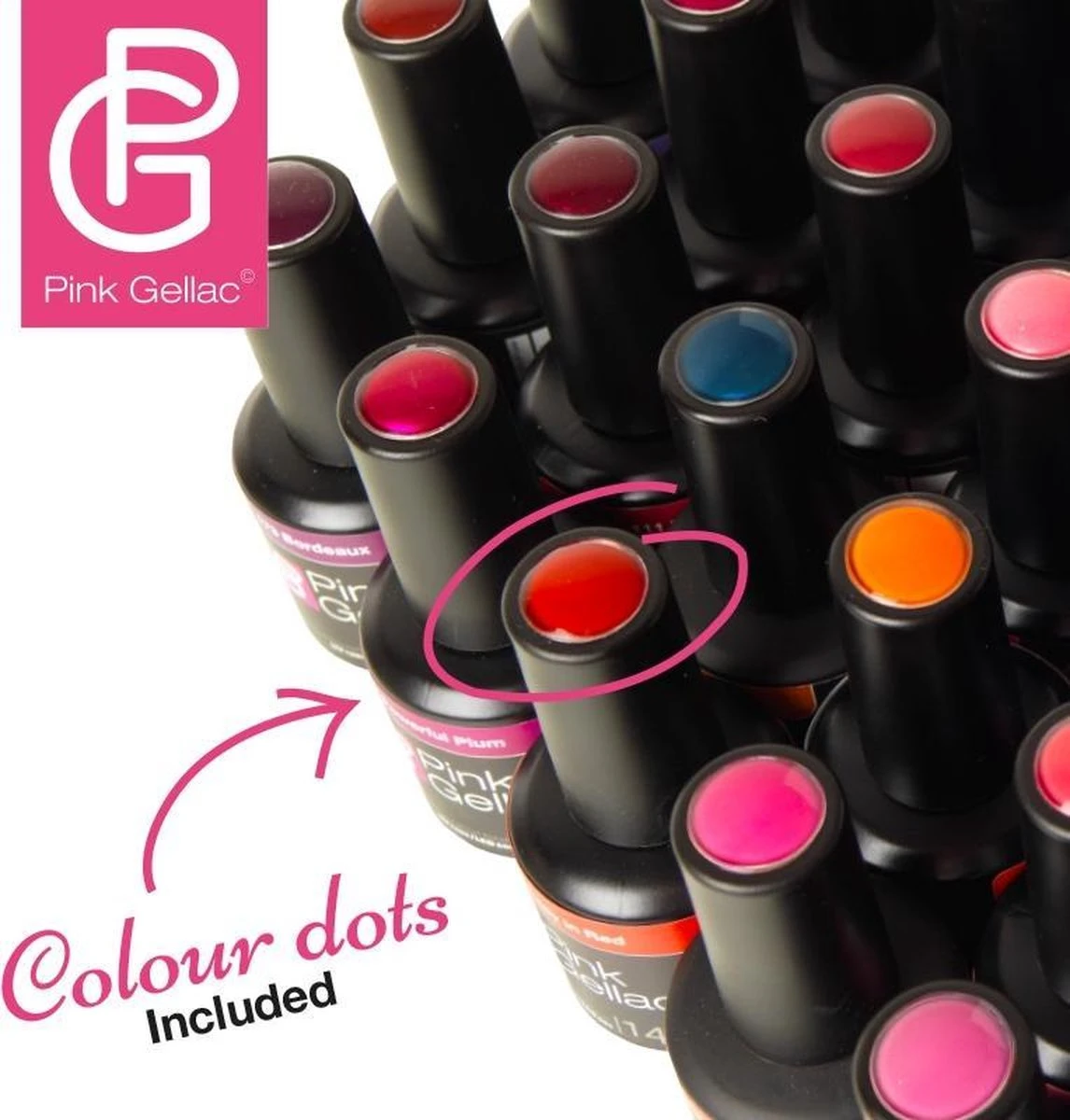 Pink Gellac - Rockstar Red - Gellak - Vegan - Rood - Glanzend - 15ml - Afbeelding 7