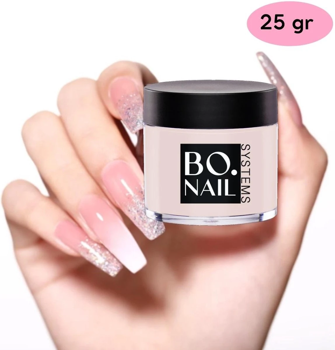 GUAPÀ® Acrylpoeder Pink | Acrylic Powder Roze | Acryl Nagels | Starterspakket | 25 Gr | Professionele Kwaliteit Acryl Poeder