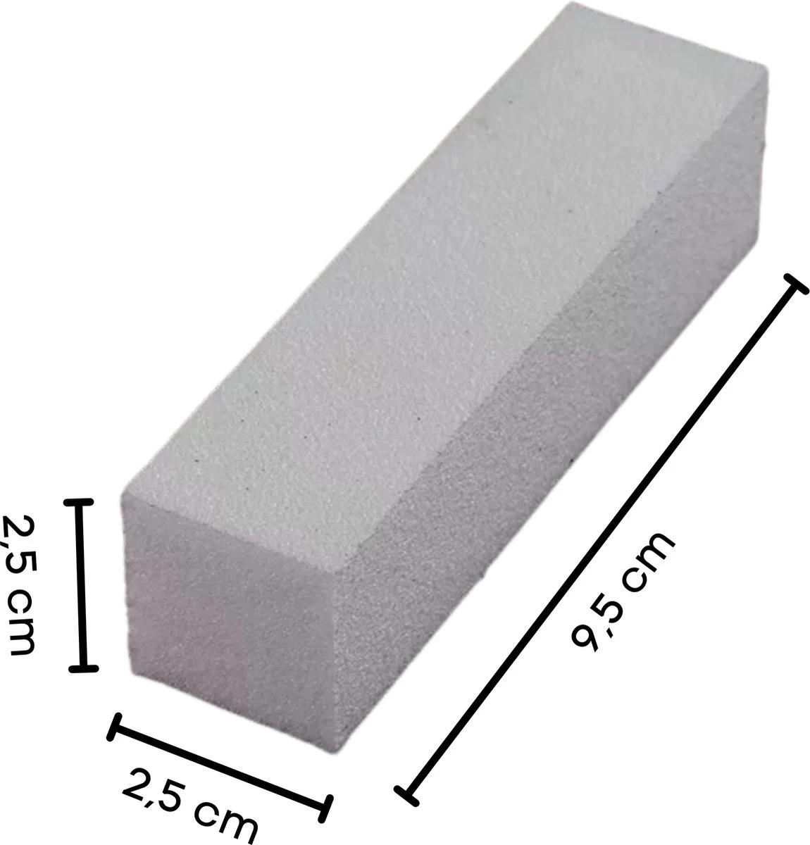Merkloos 2x Nagelblok, Wit - Afbeelding 3