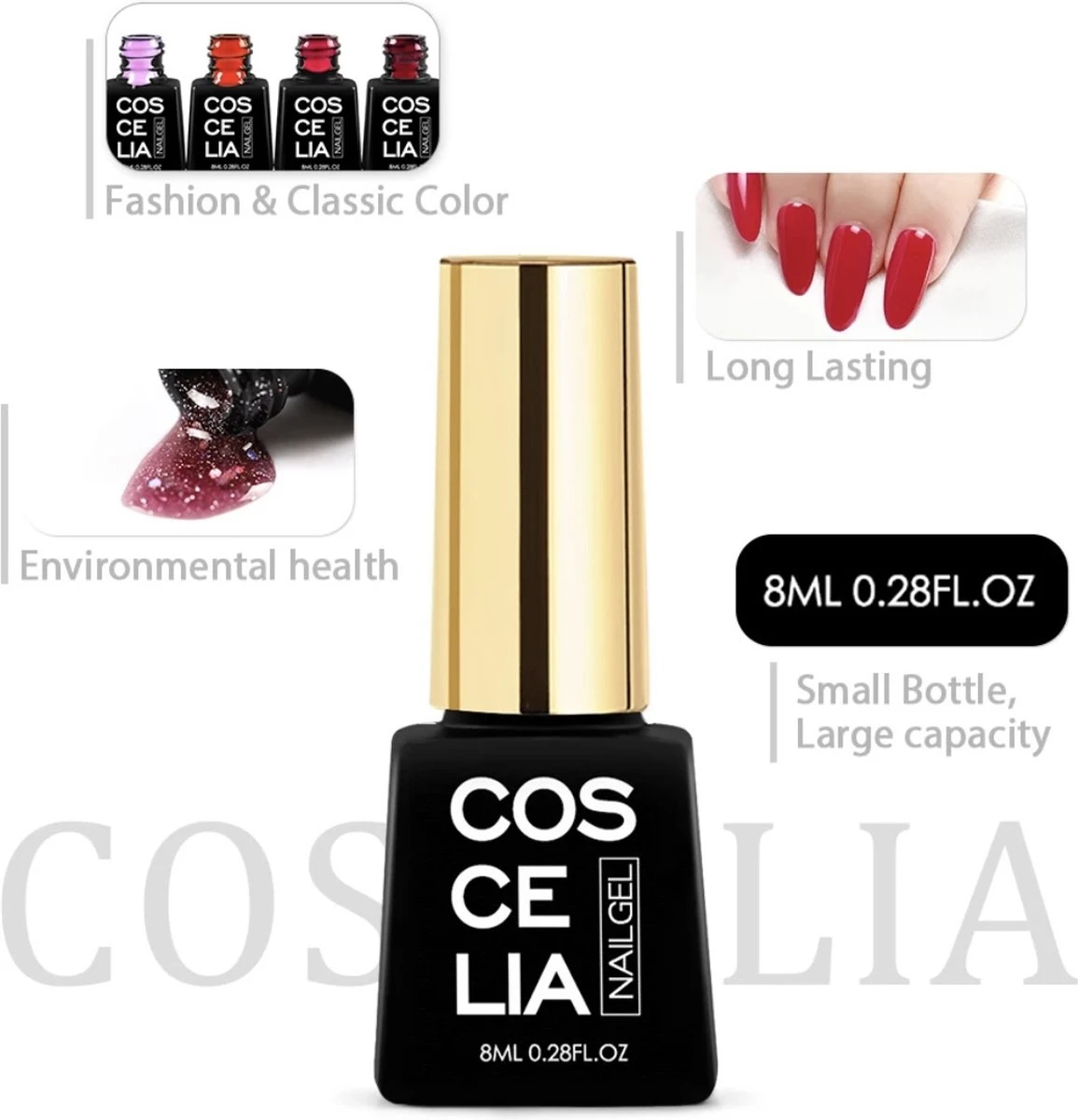 Gellak- Gellak Starterspakket 20 Kleuren - Gellak - Gellak Set - UV Lamp 36W - Manicure - Nagellak - Nail Art - 20 Kleuren Gel Polish - Nagellakset - Gellakset - Afbeelding 3