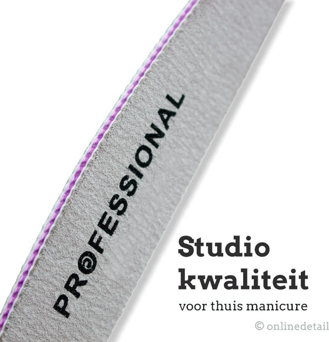 Professionele Nagelvijl 10 Pcs - Moon #180/240 - Top Kwaliteit - Gratis Verzending - Afbeelding 2