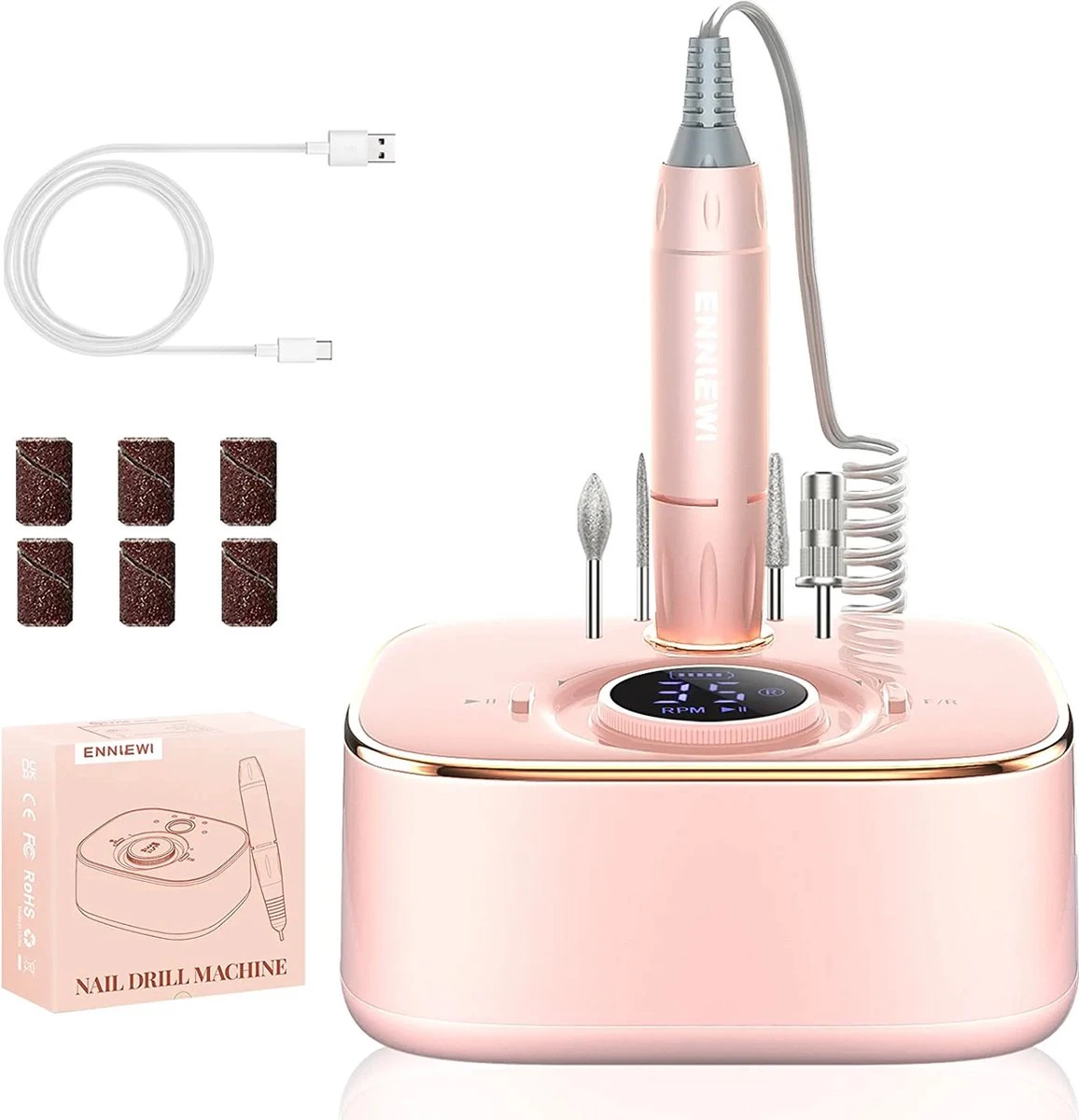 Nagelfrees – Nagelvijl – Elektrische Nagelvijl – Automatische Nagelvijl – Manicure En Pedicure – Nagelsalon - Electric Nail File