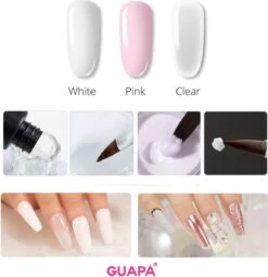 GUAPÀ® Acryl Starterspakket Pink Clear White | Acryl Poeder | Acrylic Liquid | Acryl Penselen | Dappendish | Acryl Nagels | Professionele Kwaliteit | Nepnagels 12 GUAPÀ® Acryl Starterspakket Pink Clear White | Acryl Poeder | Acrylic Liquid | Acryl Penselen | Dappendish | Acryl Nagels | Professionele Kwaliteit | Nepnagels -Pink Gellac Shop 1160x1200 5