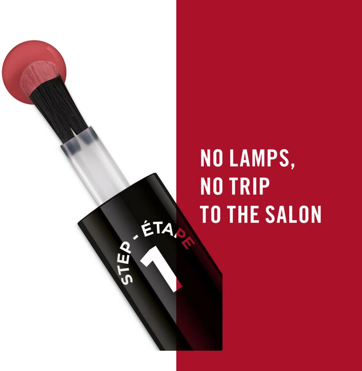 Rimmel London SuperGel Nagellak - 091 Nailed It - Rood - Afbeelding 3