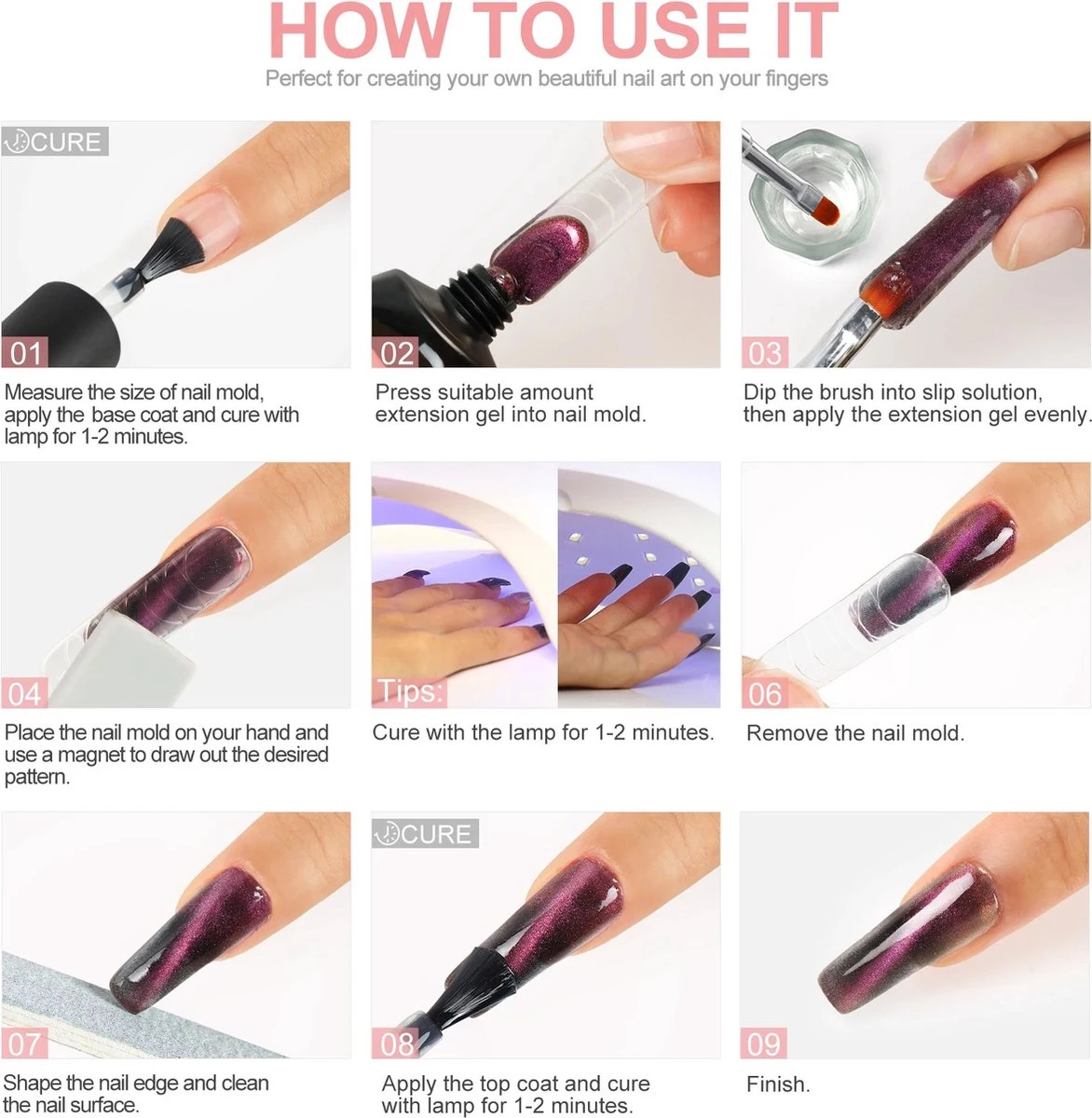 Polygel- 5+1 KLEUREN SET- Polygel Kit- Polygel Nagels- Polygel Kleuren - Afbeelding 8