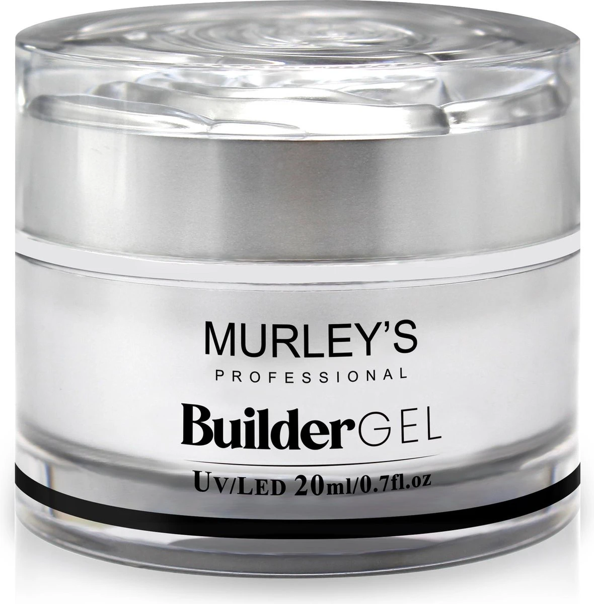 MURLEY'S Builder Gel UV-LED Builder Gel Voor Gelnagels Transparant 20 Ml Op Acrylbasis. Verlengen En Vormen Van De Nagels.