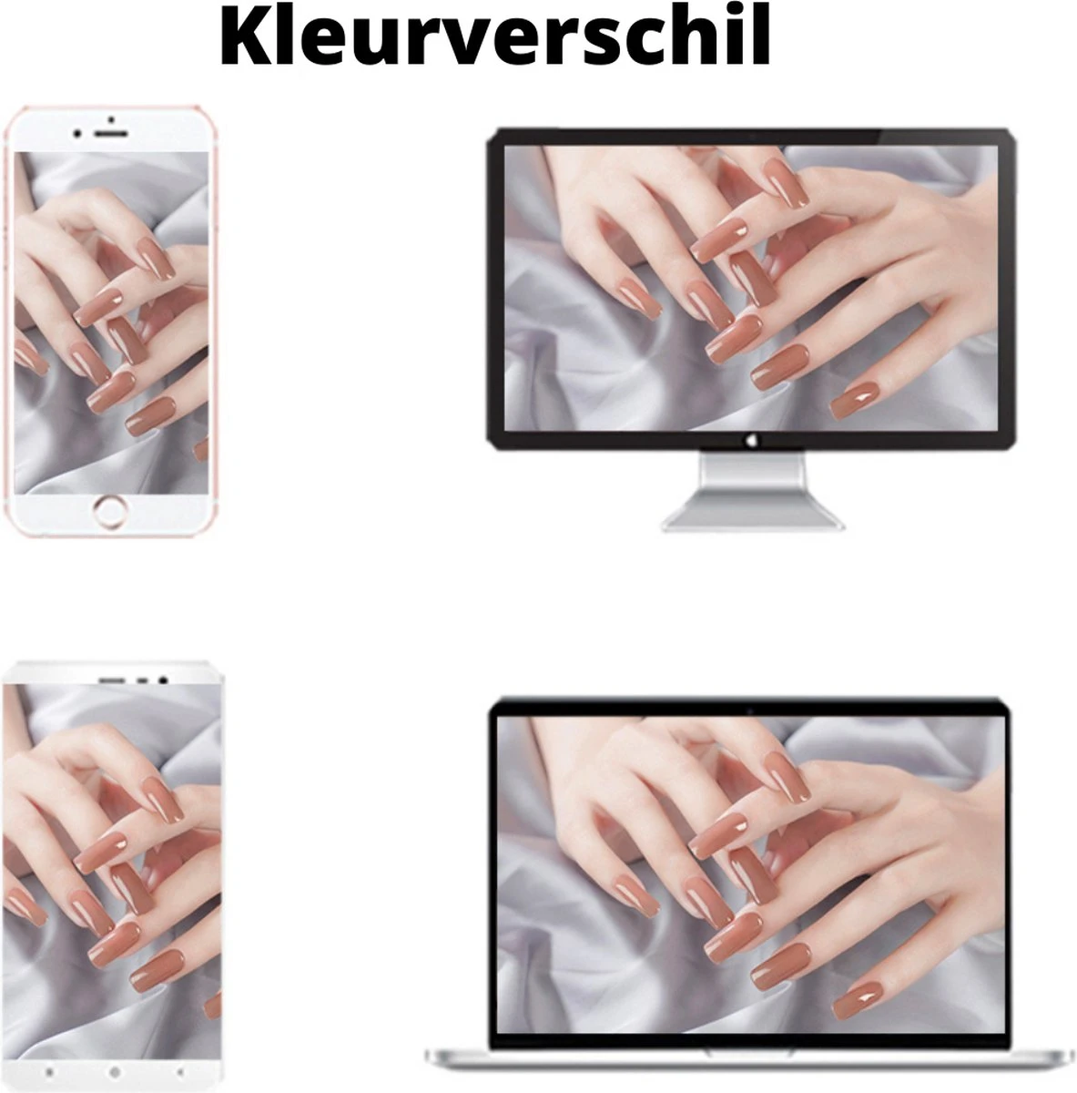 Gellak Starterpack – Gellak – Gelnagel Set – UV Lamp – LED – Manicure Set – Nail Art - Nagellamp – Nagelboor – Nageldroger – Nagellak – Incl. 100 Nageltips & Lijm – 20 Kleuren Gel Polish – L-ZH159-1 - Afbeelding 4