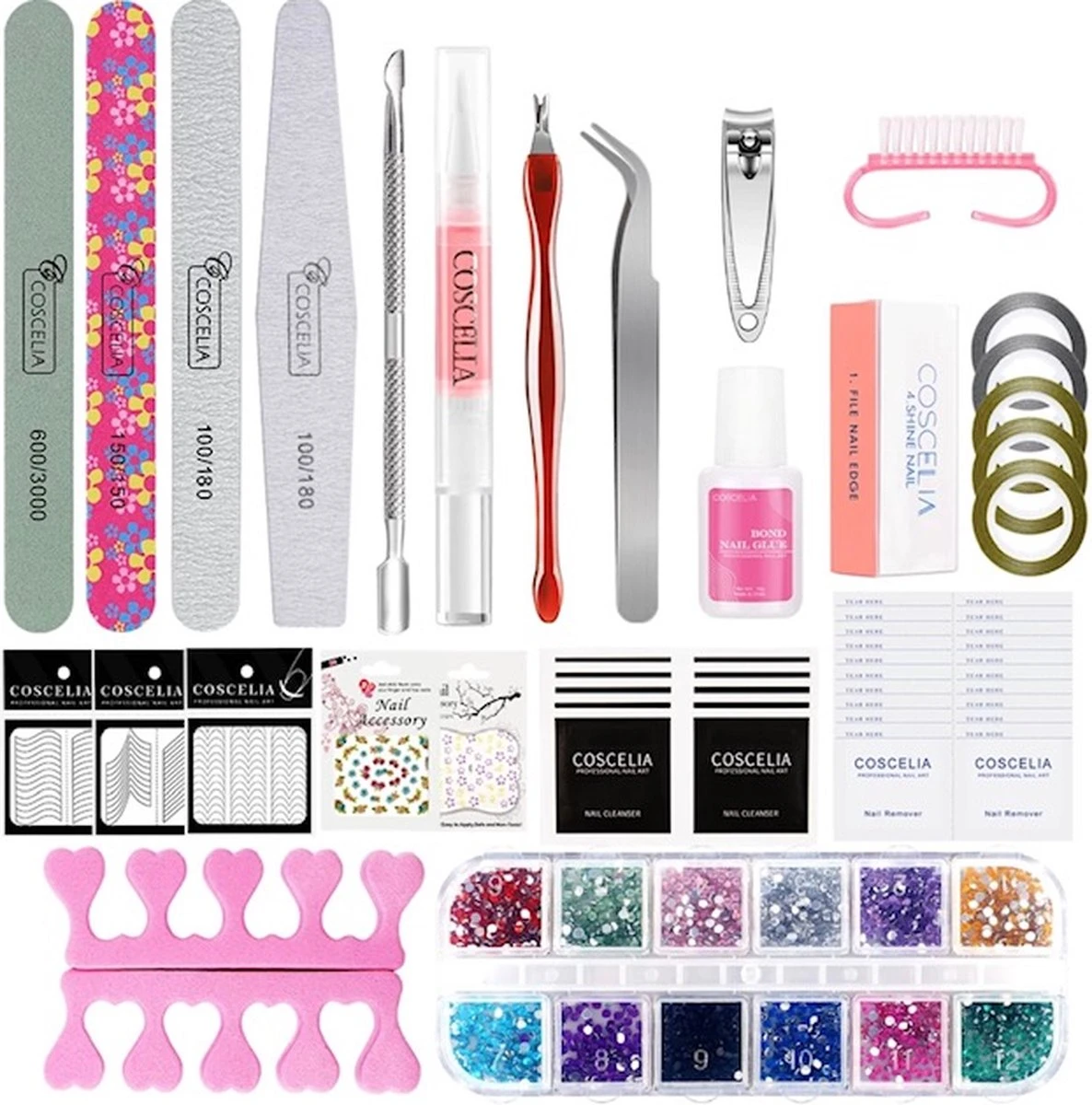 Gellak- Gellak Starterspakket 20 Kleuren - Gellak - Gellak Set - UV Lamp 36W - Manicure - Nagellak - Nail Art - 20 Kleuren Gel Polish - Nagellakset - Gellakset - Afbeelding 5