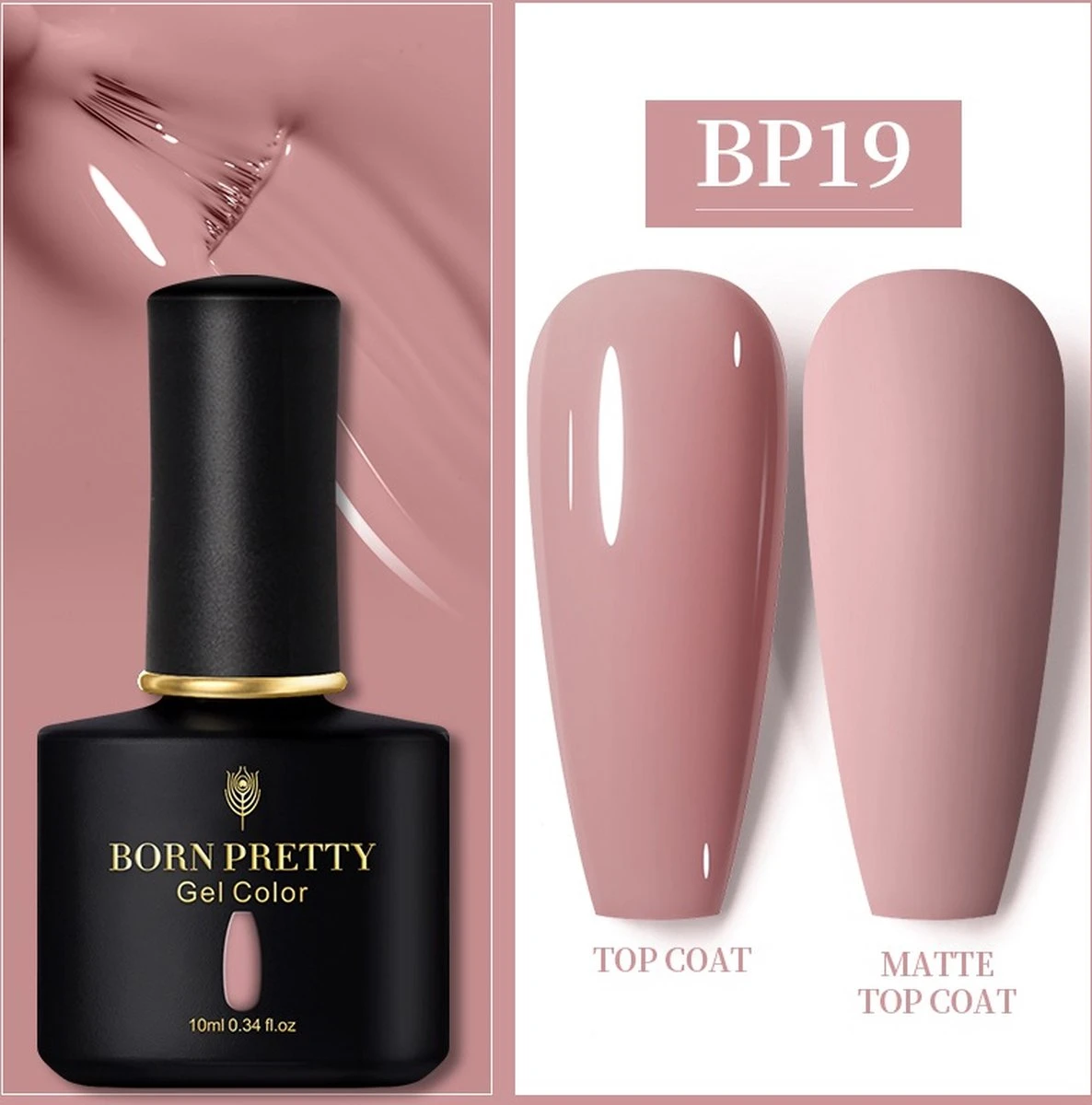 Born Pretty - 6 X 10 Ml - Gellak Set - Gellak Nagellak - Gellak Set Kleuren - Gellak Roze - Gellak Kleuren Set - Gellak Pink - Gellak Jelly Nude - Gellak - Gellak Nude Kleuren - Gellak Naturel - Gellak Nude Pink - Gellak Nude Set - Afbeelding 4