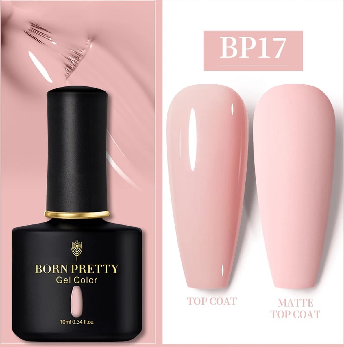 Born Pretty - 6 X 10 Ml - Gellak Set - Gellak Nagellak - Gellak Set Kleuren - Gellak Roze - Gellak Kleuren Set - Gellak Pink - Gellak Jelly Nude - Gellak - Gellak Nude Kleuren - Gellak Naturel - Gellak Nude Pink - Gellak Nude Set - Afbeelding 2