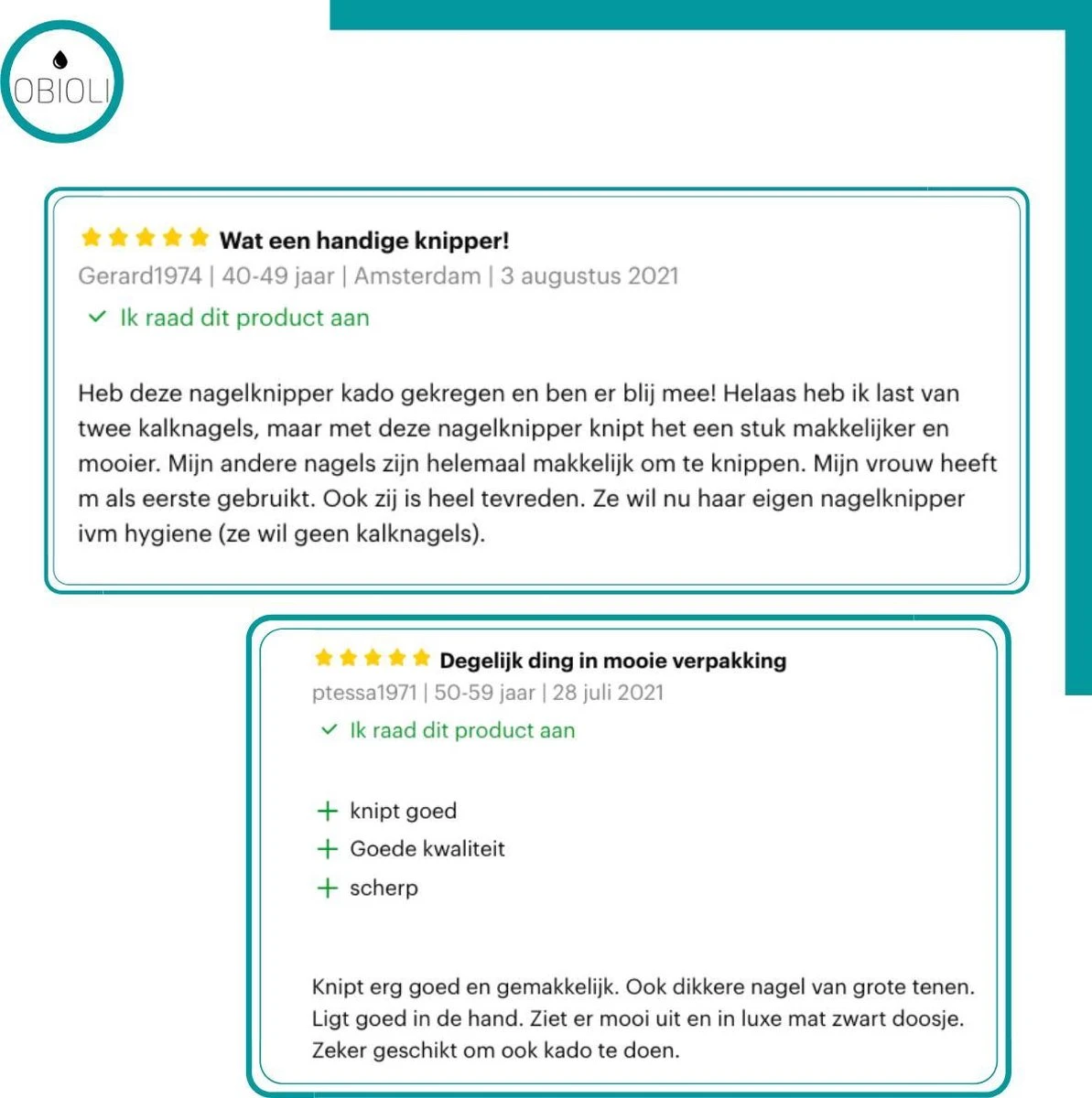 Obioli ™ Nagelknipper Set - Luxe Cadeau Doos Voor Mannen En Vrouwen - Nageltang - Nagelschaar - Kalknagels - Teennagel - Met Nagelvijl - Zwart - Groot - Gift Box - Afbeelding 7