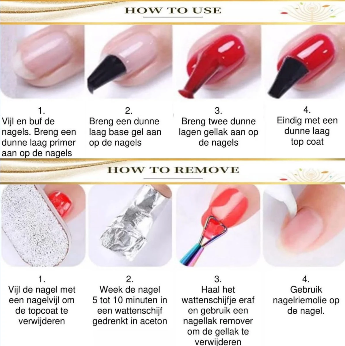 Born Pretty - 4 X 15 Ml - Gellak Starterspakket - Gellak Set - Gelpolish - Gellak Base En Topcoat - Primer - Primer Nagels - Primer Gelnagellak - Primer Gellak - Basecoat - Topcoat - Gellak Nagellak - Matte Nagellak - Matte Topcoat Gellak - Base Coat - Afbeelding 6