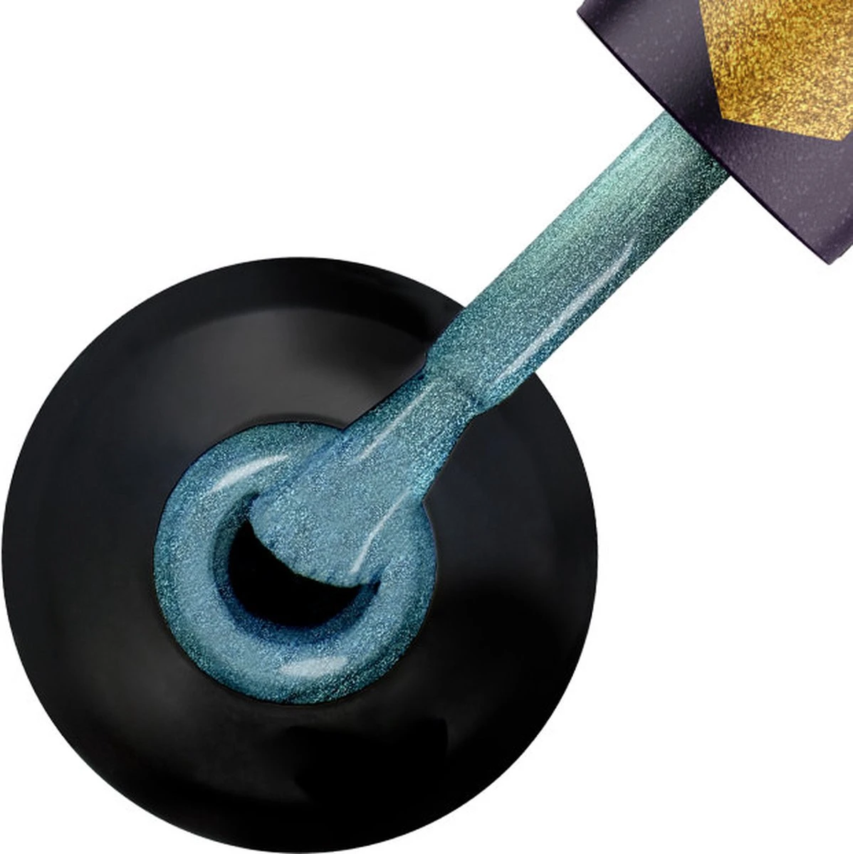 Pink Gellac - Tempting Teal - Gellak - Vegan - Blauw - Glanzend - 15ml - Afbeelding 4