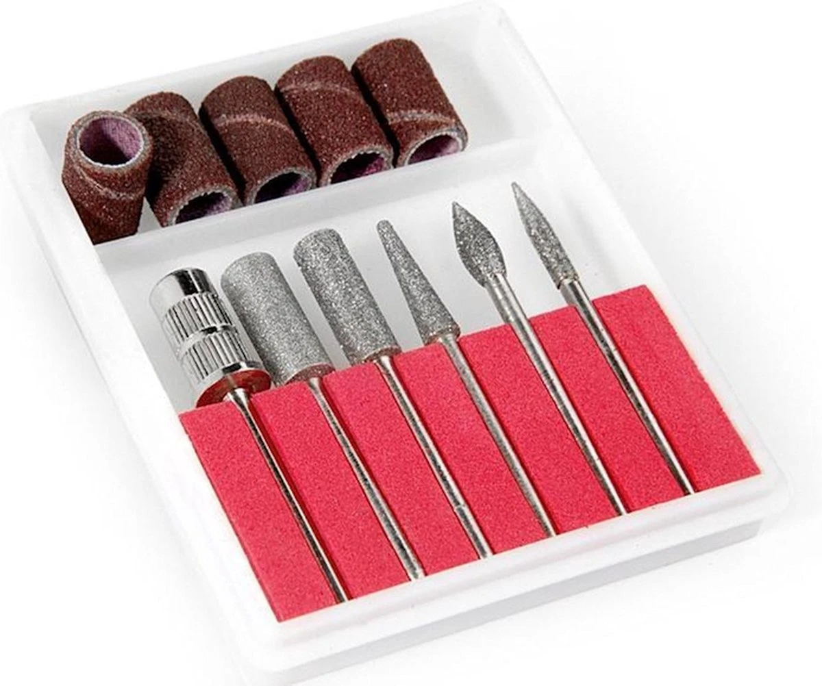 Beautylush Elektrische Nagelfrees Set 65W. Inclusief Schuurkapjes Wit. - Afbeelding 5