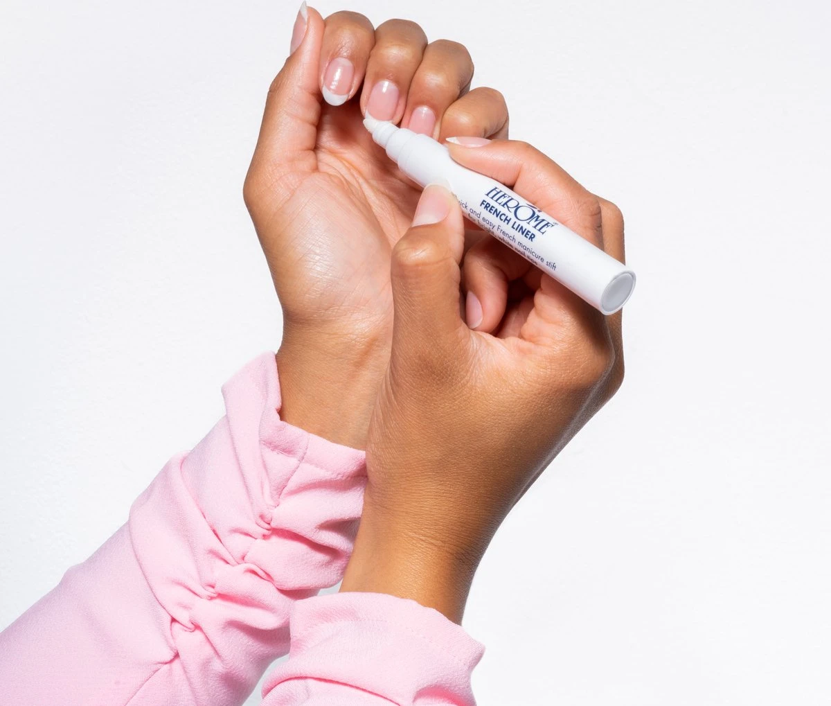 Herome French Liner - Manicurestift - Creëer Witte Nagelranden In Een Handomdraai - 5ml. - Afbeelding 6