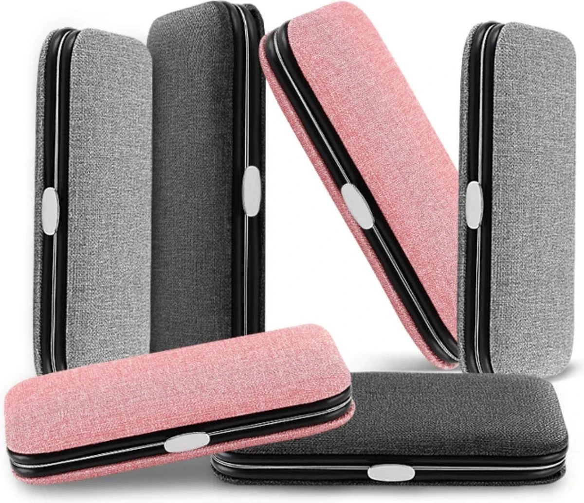 Manicure / Pedicure Set (8 Stuks) Hoge Kwaliteit Nagel Schaar Pincet Nagel Knipper Verzorging Zwart - Afbeelding 4