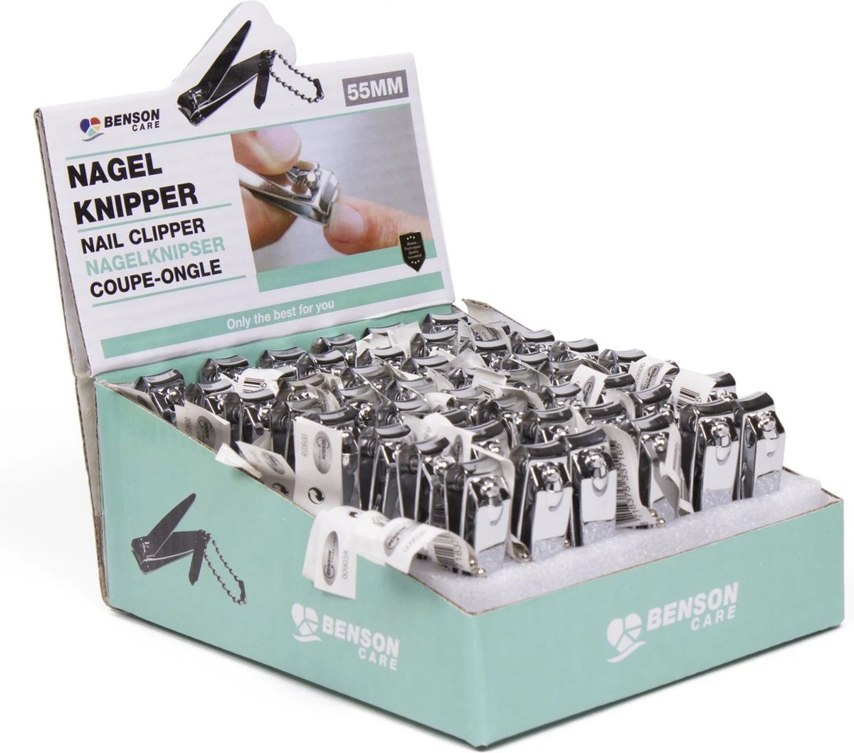 Benson Nagelknipper - Nagelschaartje - Nageltang - 55 Mm - RVS - Afbeelding 3
