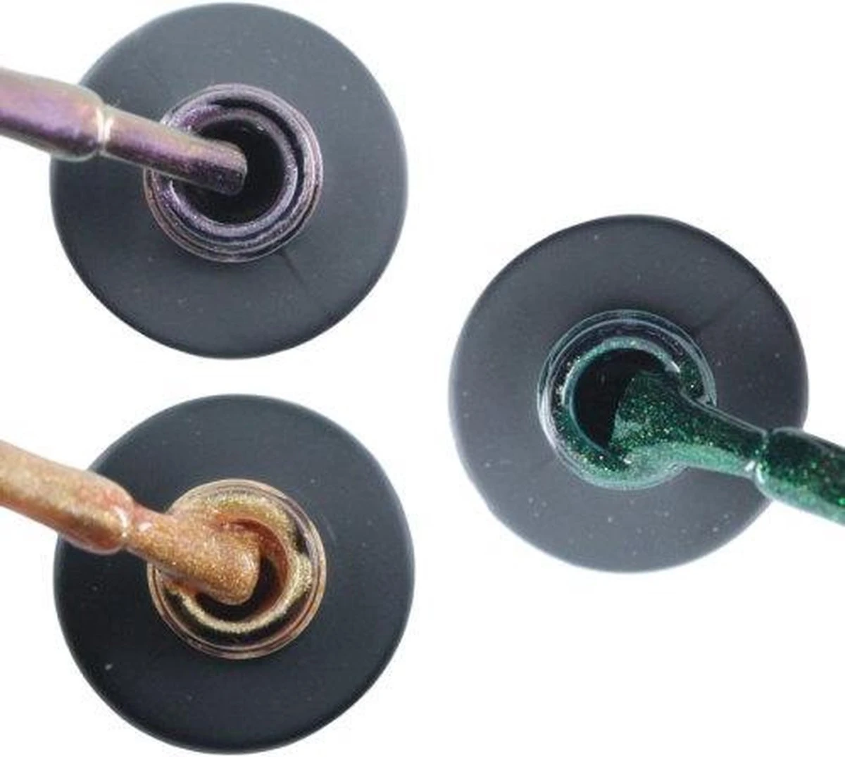 #SUSANSERIE - Influence Gellac - Gellak - Gellak UV - UV Gellak - Gel Nagellak - Paars - Blauw - Goud - Groen - Glitter - Cat Eye - Startersset - Kado Vrouw - Valentijns Cadeau - Kado Voor Haar - 3 X 10 Ml - Magneet