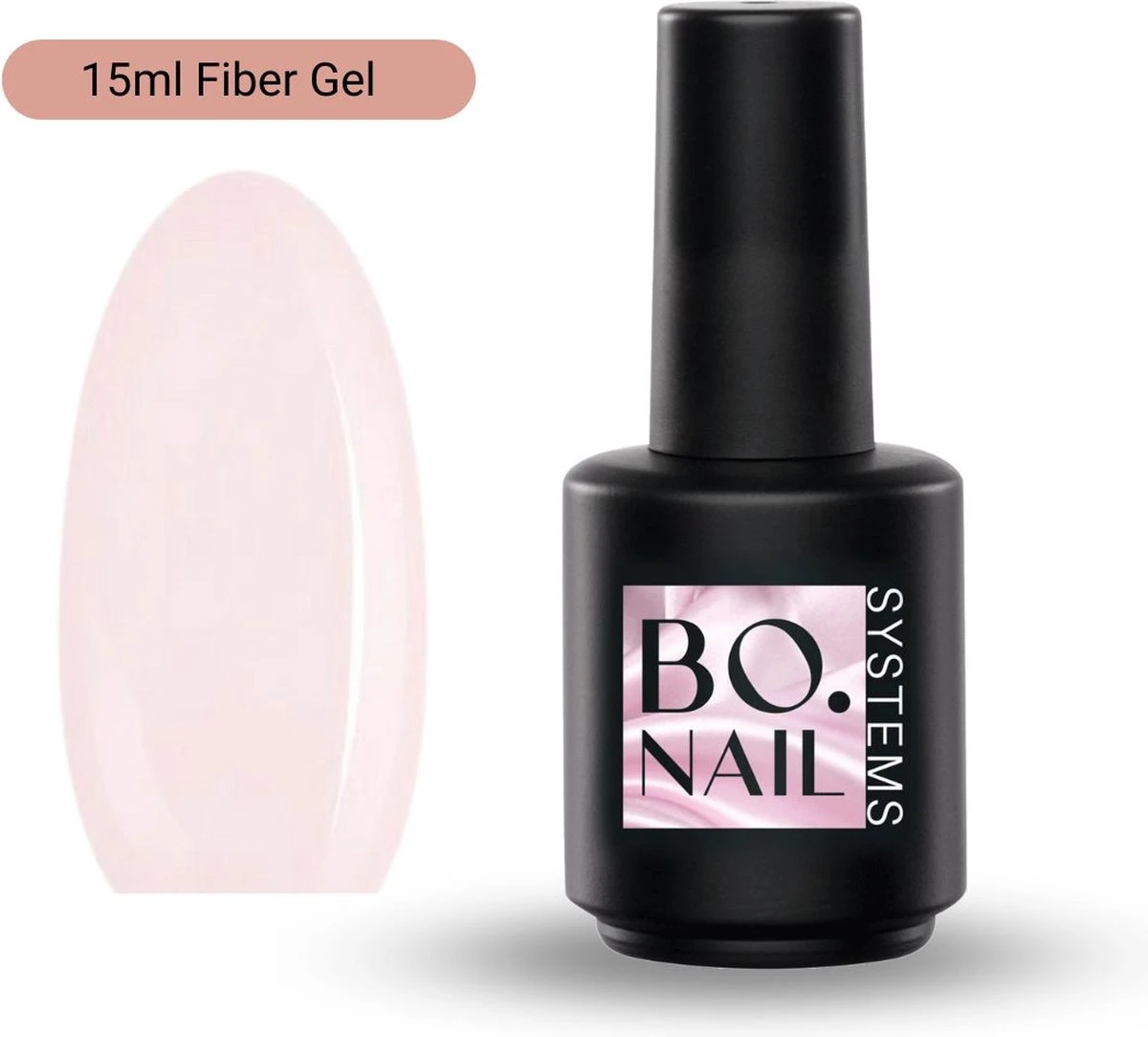 GUAPÀ® Fiber Gel | Fiberglass Nails | BIAB | Builder Gel | Gellak | Cover Cool Pink 15 Ml