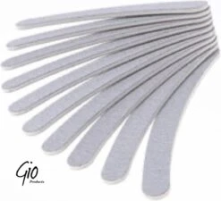 Merkloos Nagelvijl/Zebra Vijl Banaan 100/180 GIT - High Quality - Professionele Markt