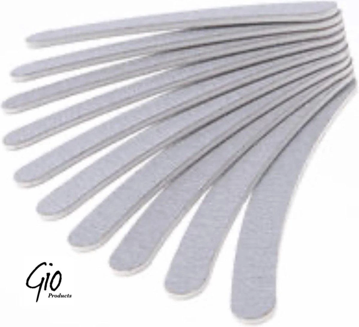 Merkloos Nagelvijl/Zebra Vijl Banaan 100/180 GIT - High Quality - Professionele Markt