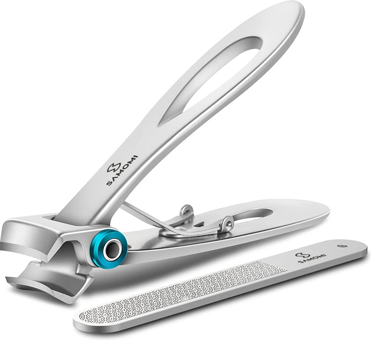 Allsa Nagelknipper Set - Nageltang - Nagelvijl - Stainless Steel - Zilver - Afbeelding 7