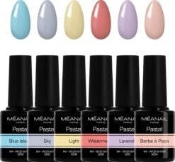Gellak - MEANAIL - Vegan & Cruelty Free - DREAM PASTEL - Gel Nagellak - 6 X 8ml