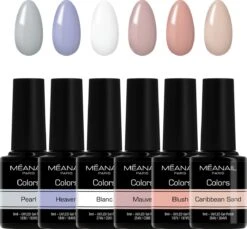 Méanail - Gellak - Cruelty Free- 6 X 8ml - Gel Nagellak - Original