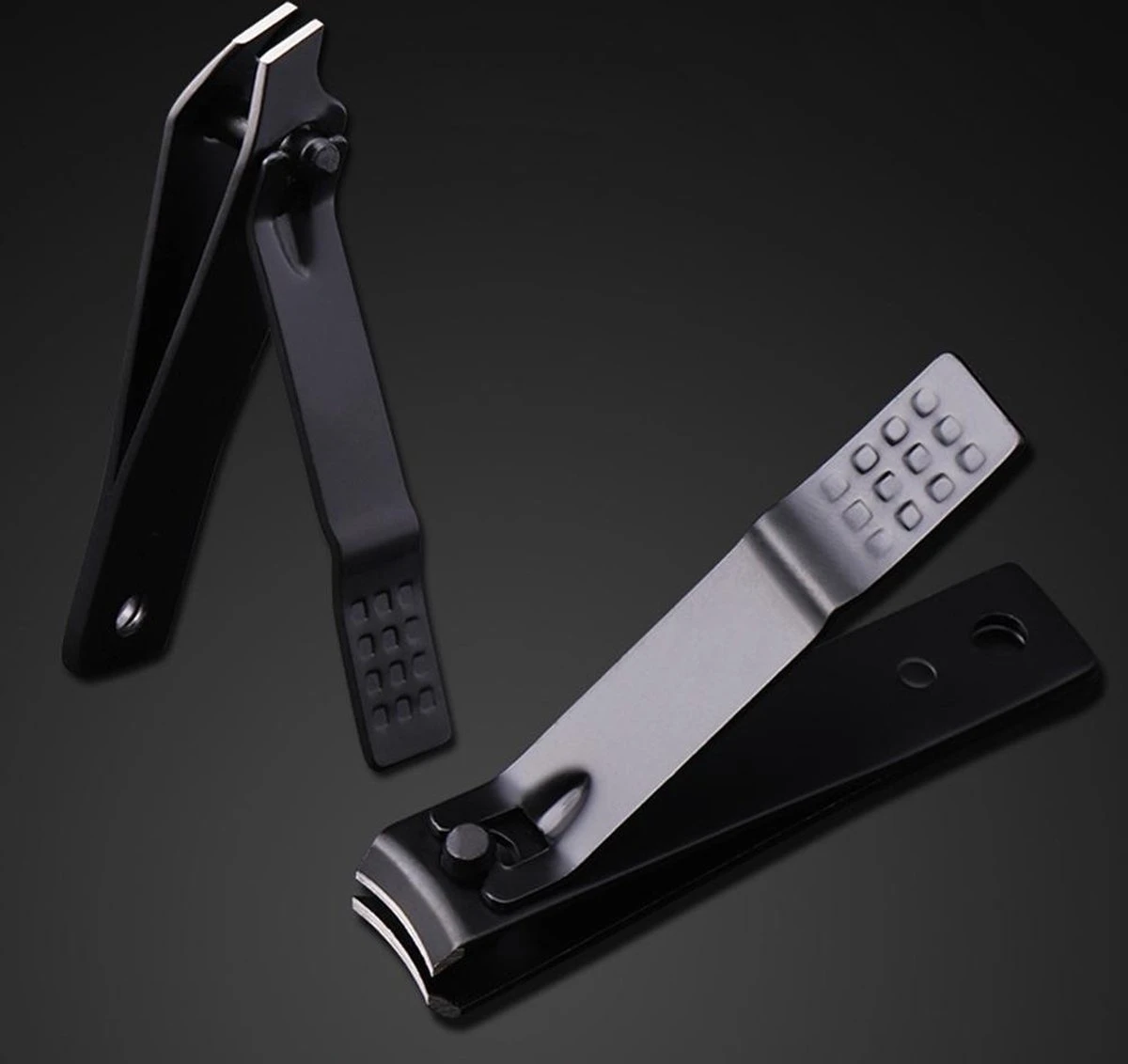 TOPCODE Cosmetics Manicure Set / Nagelschaar Set - #MCNC03 - Zwart 7 Delig - Nagelknipper Set Manicureset - Manicure Setje Pedicureset - Nagelschaartje - Nagelknipper – Nagelknipper Set - Manicureset - Manicuresetje - Afbeelding 4