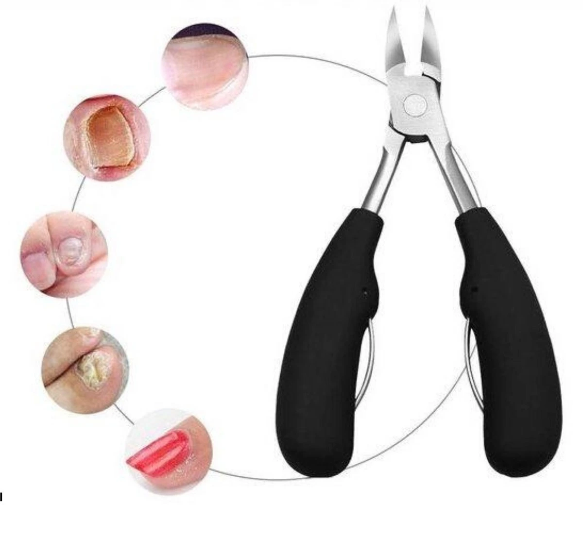 Merkloos Nageltang Voor Harde Teennagels - Manicureset Teennagelknipper - Teennagelschaar - Pedicure Set - Afbeelding 7