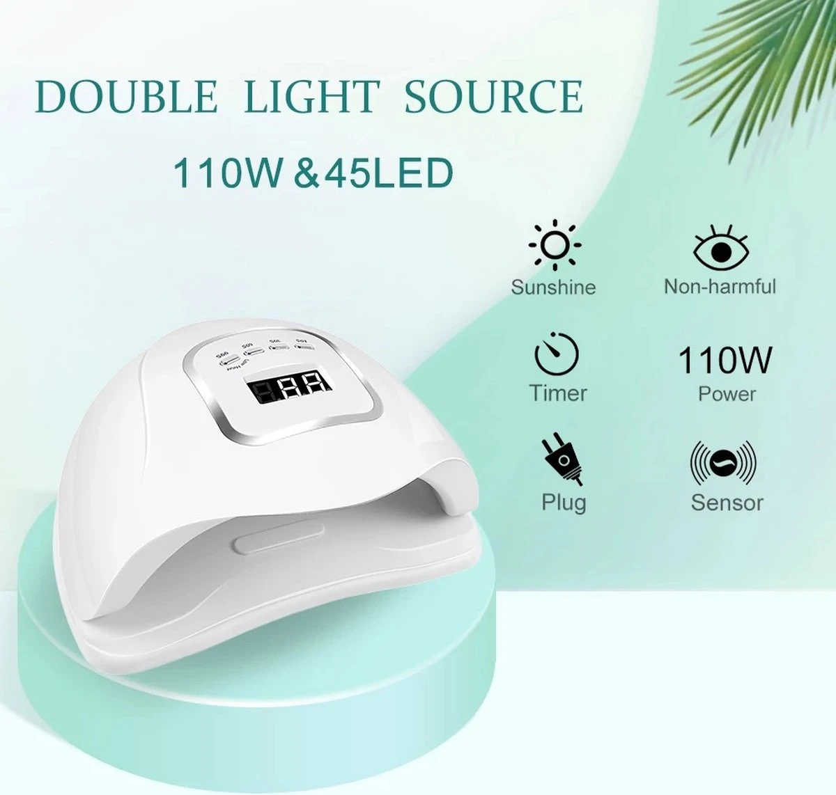 Gellak - Gellak Startersset 5 Kleuren - Gellak - Gellak Set - Premium UV Lamp 48W - Manicure - Nagellak - Nail Art - Zomerse Kleuren Gel Polish - Nagellakset - Gellakset - Afbeelding 3