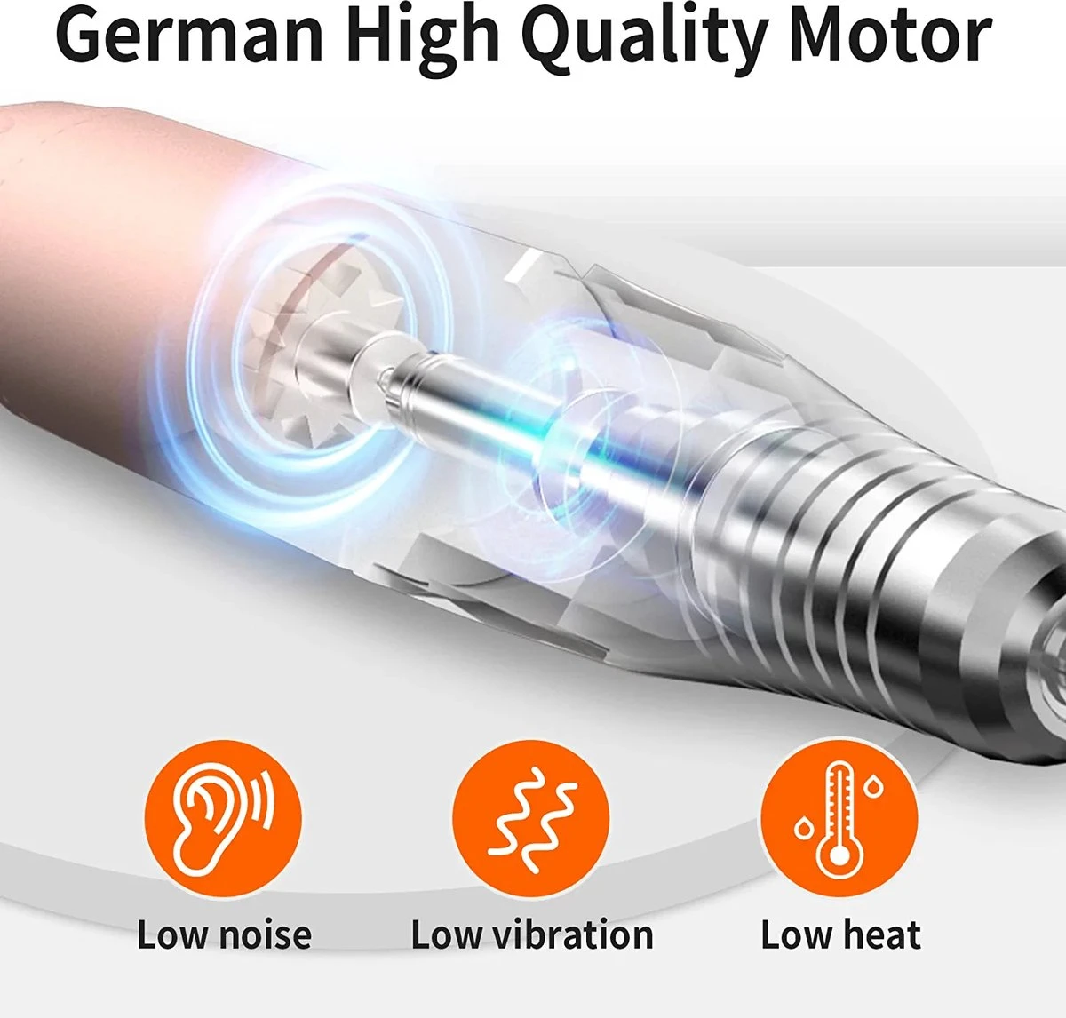 Nagelfrees – Nagelvijl – Elektrische Nagelvijl – Automatische Nagelvijl – Manicure En Pedicure – Nagelsalon - Electric Nail File - Afbeelding 7