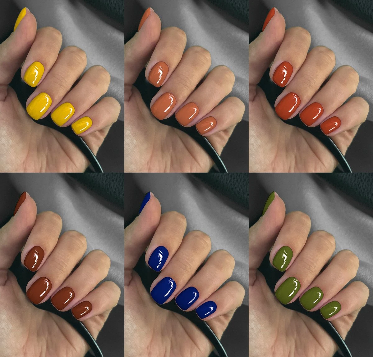 De Sera Gellak 6-delige Set - Gel Nagellak - Herfstkleuren - Herfst - 10ML - Born In Autumn - Afbeelding 2