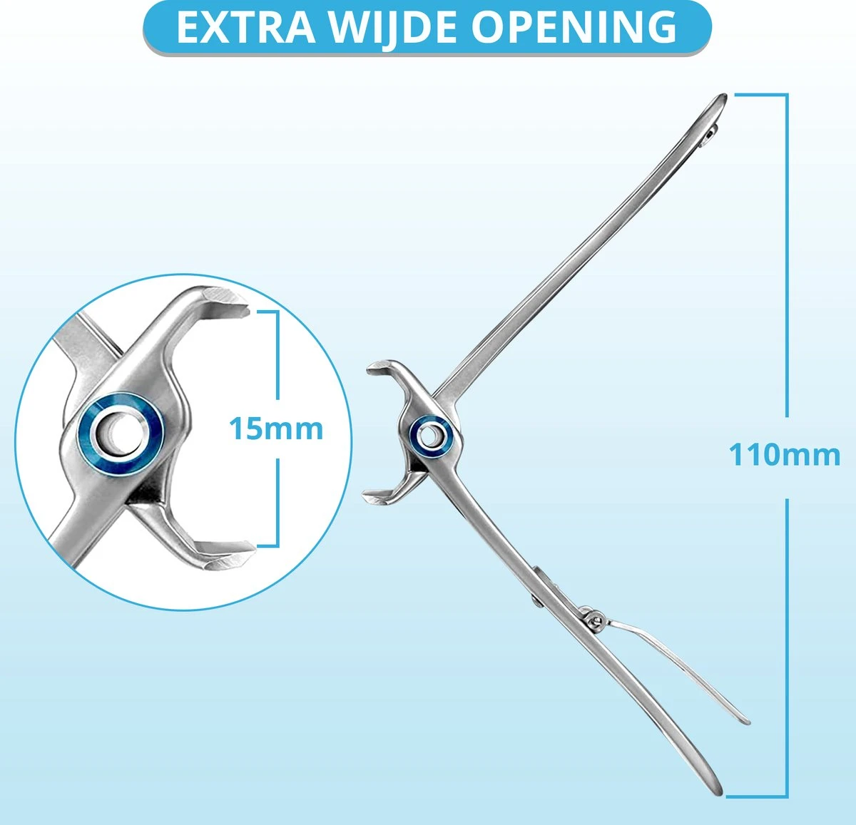 Allsa Nagelknipper Set - Nageltang - Nagelvijl - Stainless Steel - Zilver - Afbeelding 5