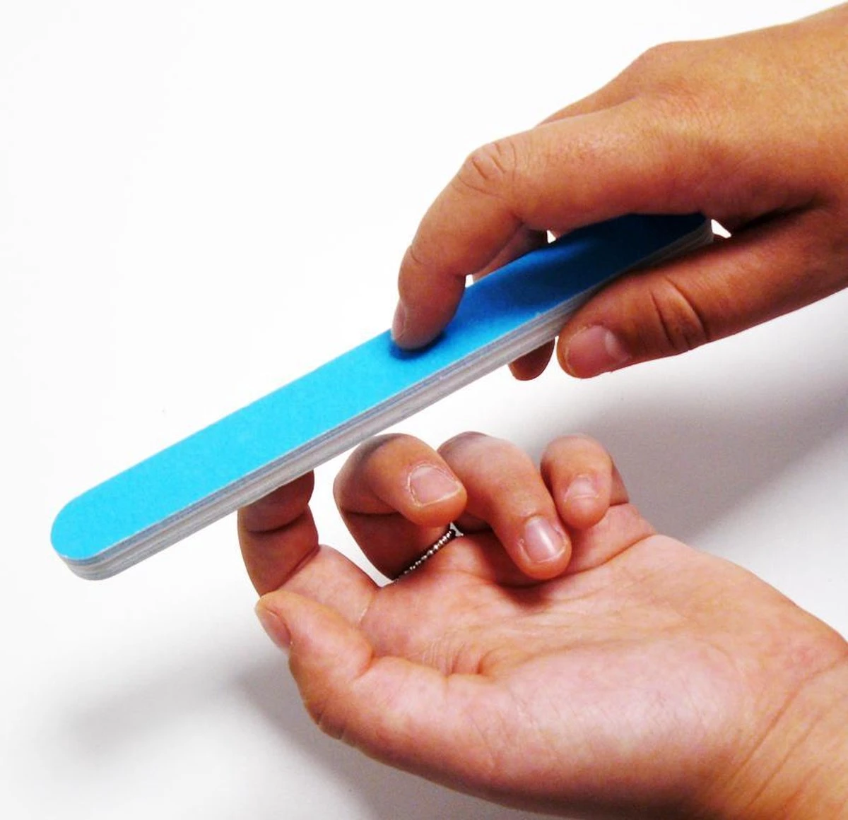 Doodadeals® | 6-Way Nail File And Buffer Block | Shape En Shine | 6-laagse Nagelvijl | Blauw