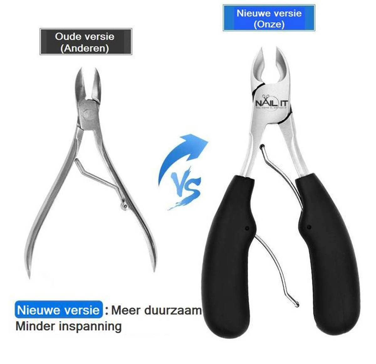 Nail It Nageltang Met Gebogen Bek + Gratis Vijl| Nagelknipper| Teennagelknipper| Nagelschaar| Ingegroeide Teennagels| Dikke Nagels| Nagelknipper Set| Pedicure Set| Cadeau Tip 2023 - Afbeelding 11